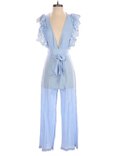 Pre-owned Shein Jumpsuit In Blue