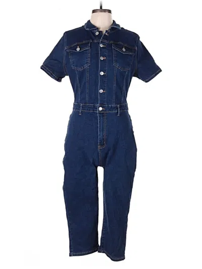 Pre-owned Shein Jumpsuit In Blue