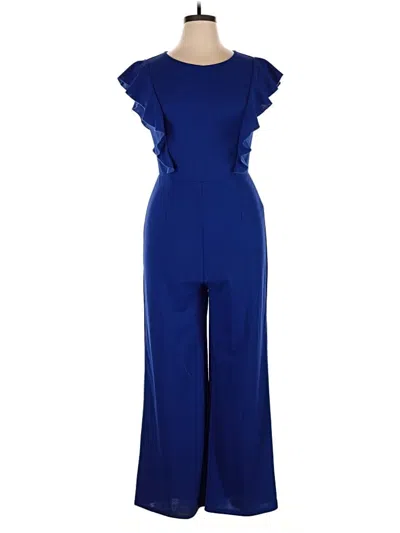 Pre-owned Shein Jumpsuit In Blue