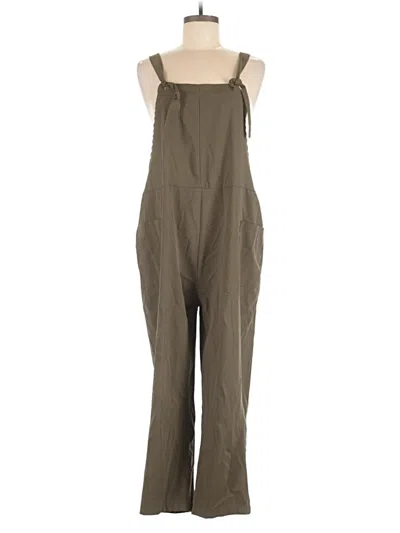 Pre-owned Shein Jumpsuit In Brown