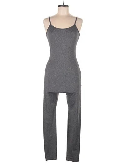 Pre-owned Shein Jumpsuit In Gray