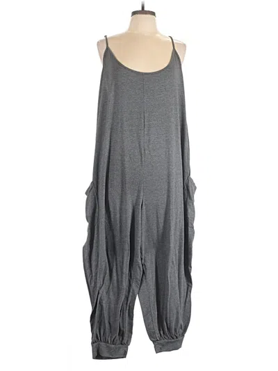 Pre-owned Shein Jumpsuit In Gray