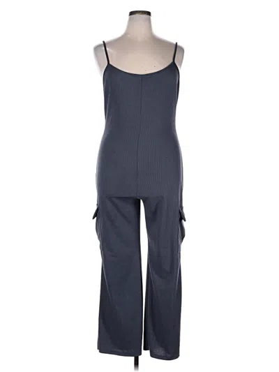 Pre-owned Shein Jumpsuit In Gray