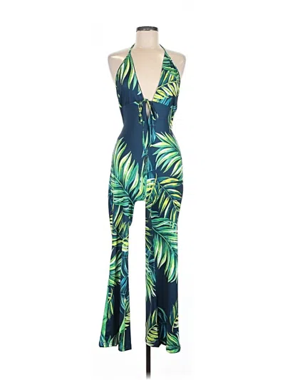 Pre-owned Shein Jumpsuit In Green