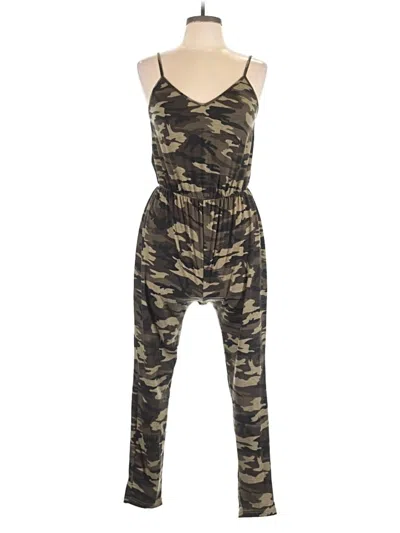 Pre-owned Shein Jumpsuit In Green
