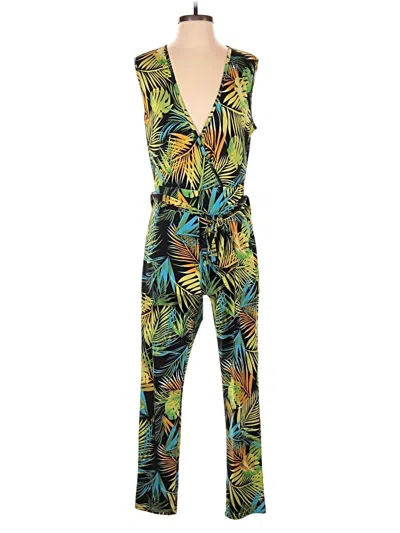 Pre-owned Shein Jumpsuit In Green