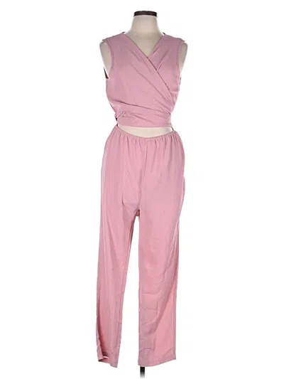 Pre-owned Shein Jumpsuit In Pink