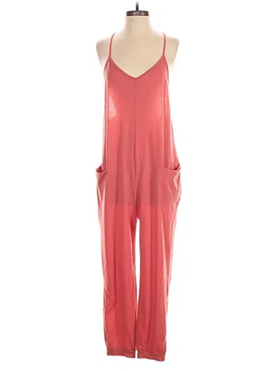 Pre-owned Shein Jumpsuit In Red