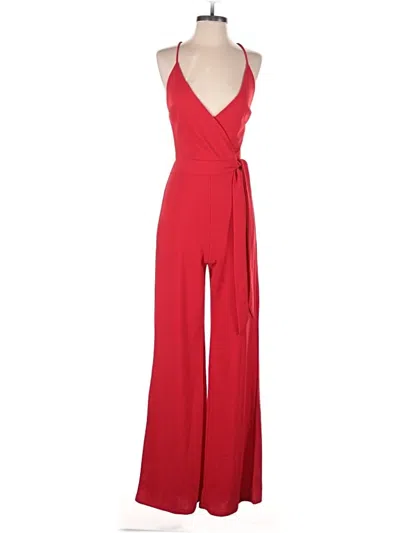 Pre-owned Shein Jumpsuit In Red