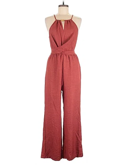 Pre-owned Shein Jumpsuit In Red