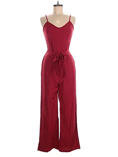 Pre-owned Shein Jumpsuit In Red