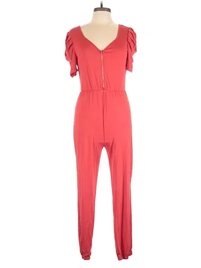 Pre-owned Shein Jumpsuit In Red