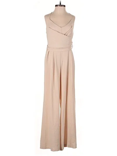 Pre-owned Shein Jumpsuit In Tan