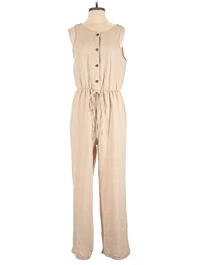 Pre-owned Shein Jumpsuit In Tan