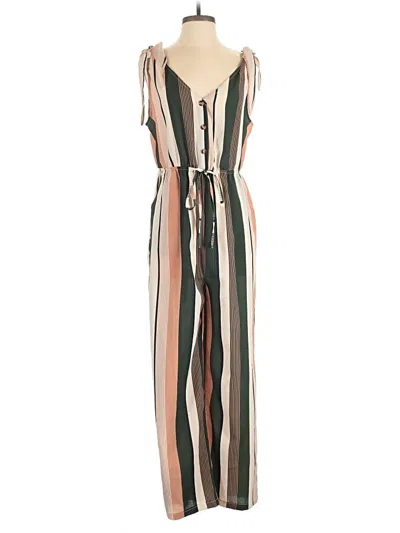 Pre-owned Shein Jumpsuit In Tan
