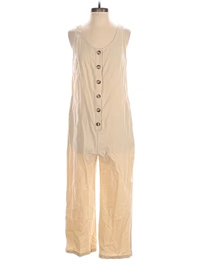 Pre-owned Shein Jumpsuit In Tan
