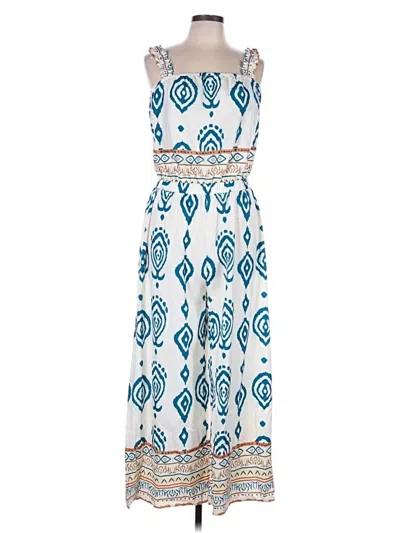 Pre-owned Shein Jumpsuit In White