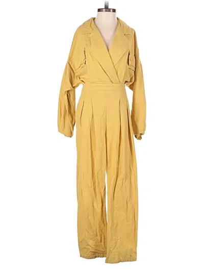 Pre-owned Shein Jumpsuit In Yellow