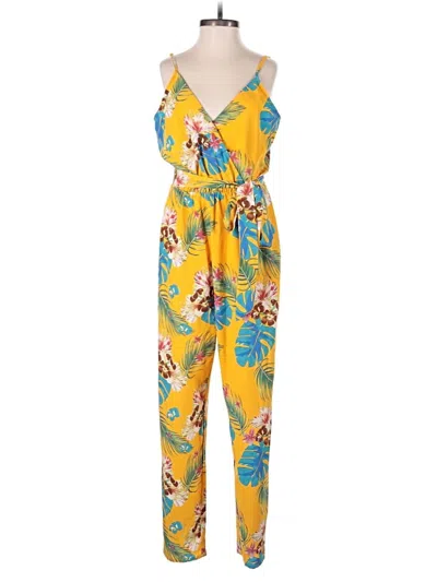 Pre-owned Shein Jumpsuit In Yellow