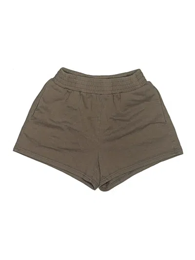 Pre-owned Shein Khaki Shorts In Brown