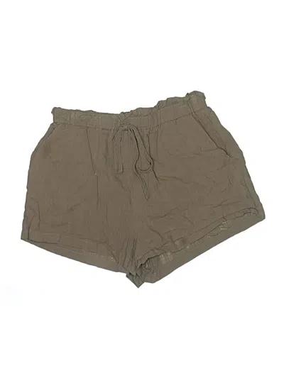 Pre-owned Shein Khaki Shorts In Brown