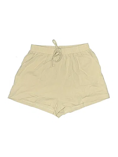 Pre-owned Shein Khaki Shorts In Gold