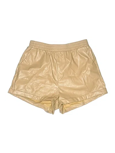Pre-owned Shein Khaki Shorts In Gold