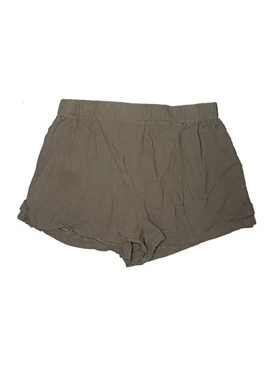 Pre-owned Shein Khaki Shorts In Green
