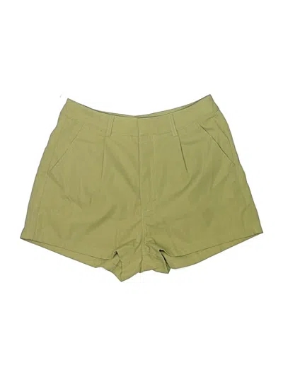 Pre-owned Shein Khaki Shorts In Green