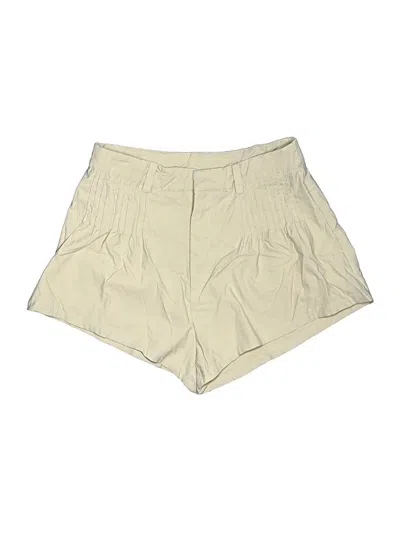 Pre-owned Shein Khaki Shorts In Ivory