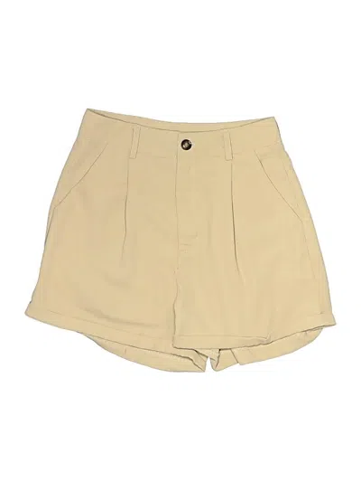 Pre-owned Shein Khaki Shorts In Tan