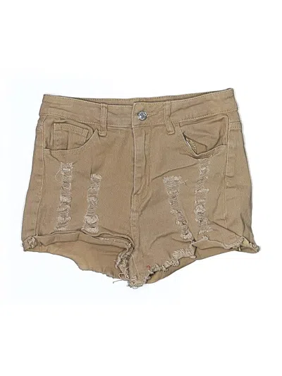 Pre-owned Shein Khaki Shorts In Tan