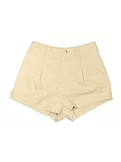 Pre-owned Shein Khaki Shorts In Tan