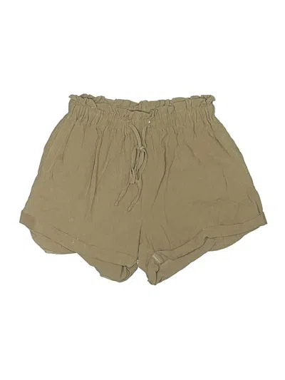Pre-owned Shein Khaki Shorts In Tan