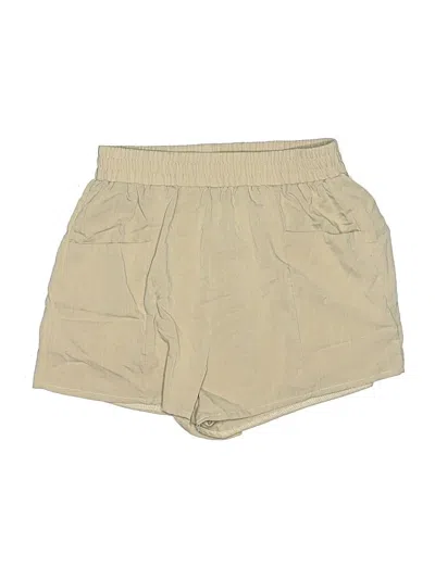 Pre-owned Shein Khaki Shorts In Tan