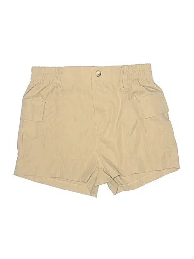 Pre-owned Shein Khaki Shorts In Tan