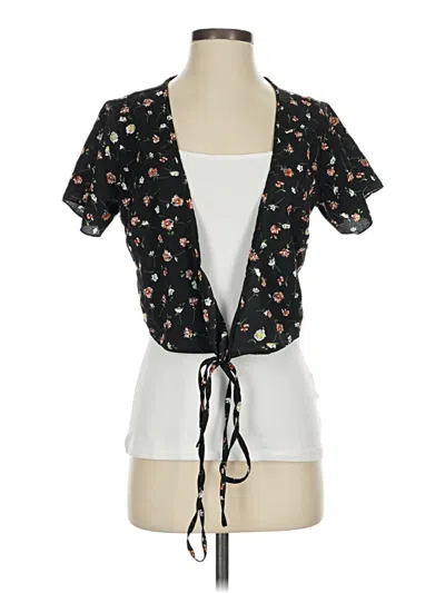 Pre-owned Shein Kimono In Black