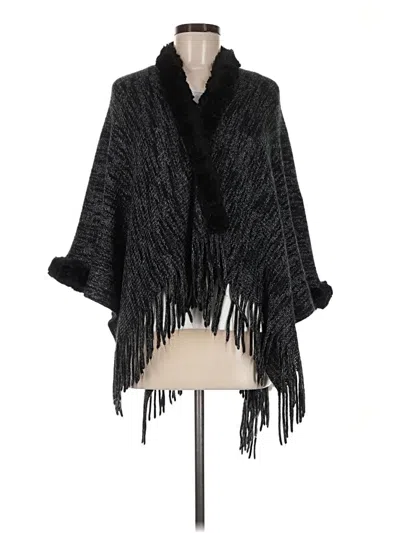 Pre-owned Shein Kimono In Black