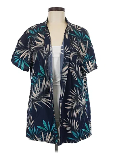 Pre-owned Shein Kimono In Blue