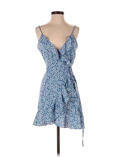 Pre-owned Shein Kimono In Blue