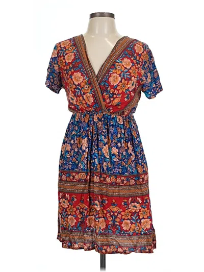 Pre-owned Shein Kimono In Blue