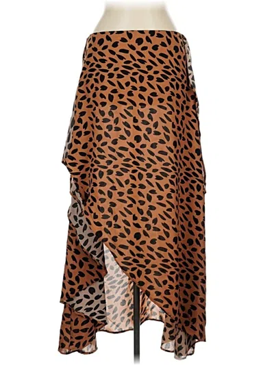 Pre-owned Shein Kimono In Brown