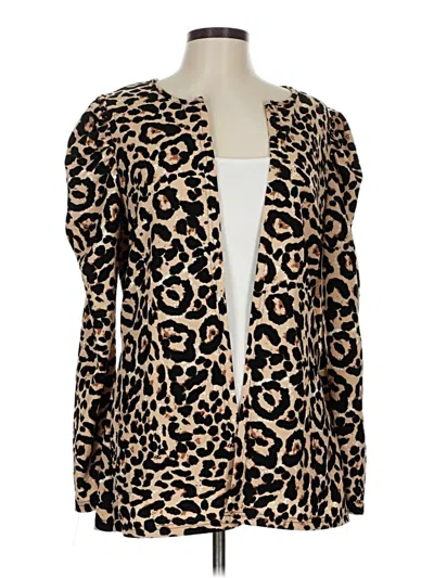 Pre-owned Shein Kimono In Brown