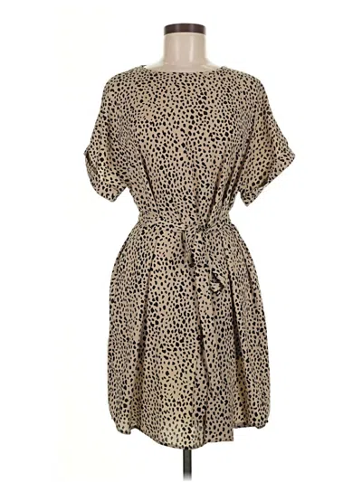 Pre-owned Shein Kimono In Brown