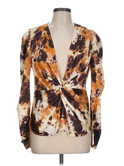 Pre-owned Shein Kimono In Brown