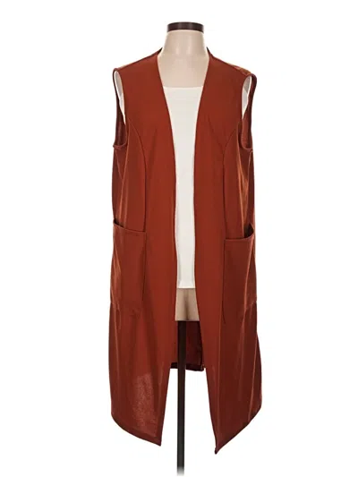 Pre-owned Shein Kimono In Brown