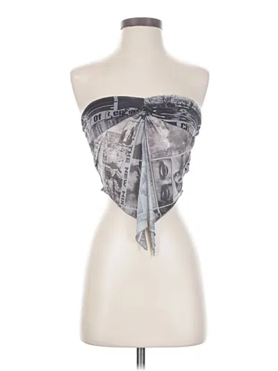 Pre-owned Shein Kimono In Gray