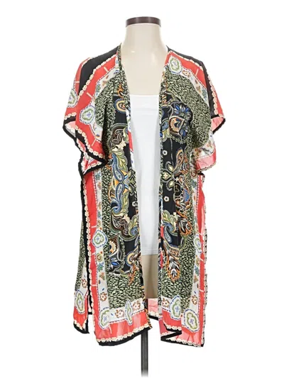 Pre-owned Shein Kimono In Green