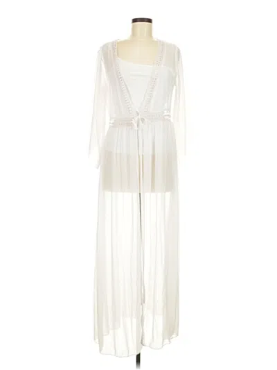 Pre-owned Shein Kimono In Ivory