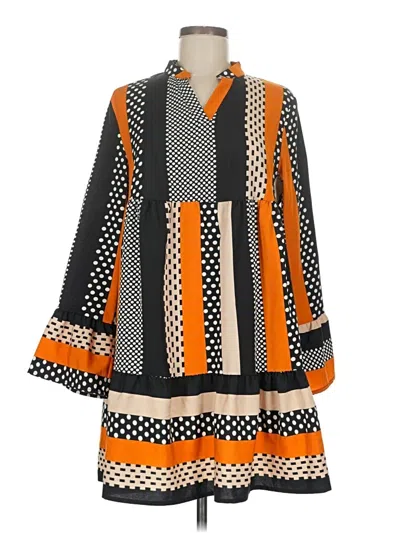 Pre-owned Shein Kimono In Orange